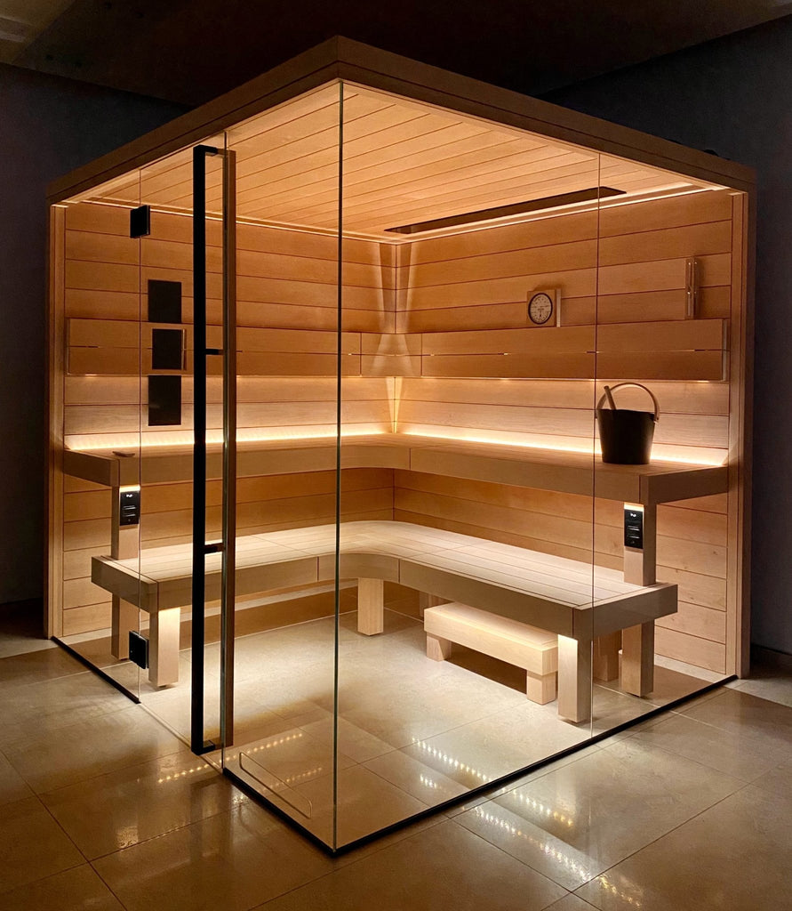 inup Infrarotstrahler Frameless Round - inup Sauna Atelier