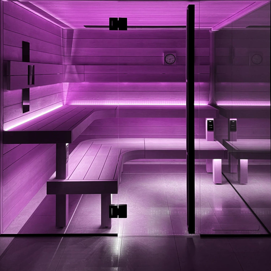 inup Sauna LED Farblichtstreifen ProfiBus 50cm +105°C - inup Sauna Atelier
