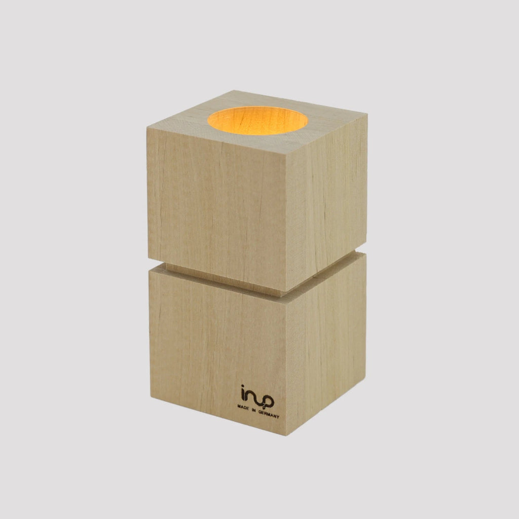 inup Sauna LED Leuchte Holz-Design Erle +125°C - inup Sauna Atelier