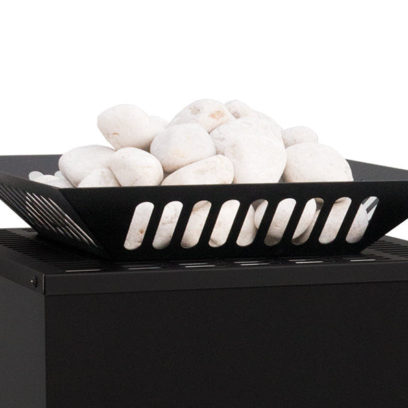 EOS Cubo Avantgarde Closeup Quarz Saunasteine