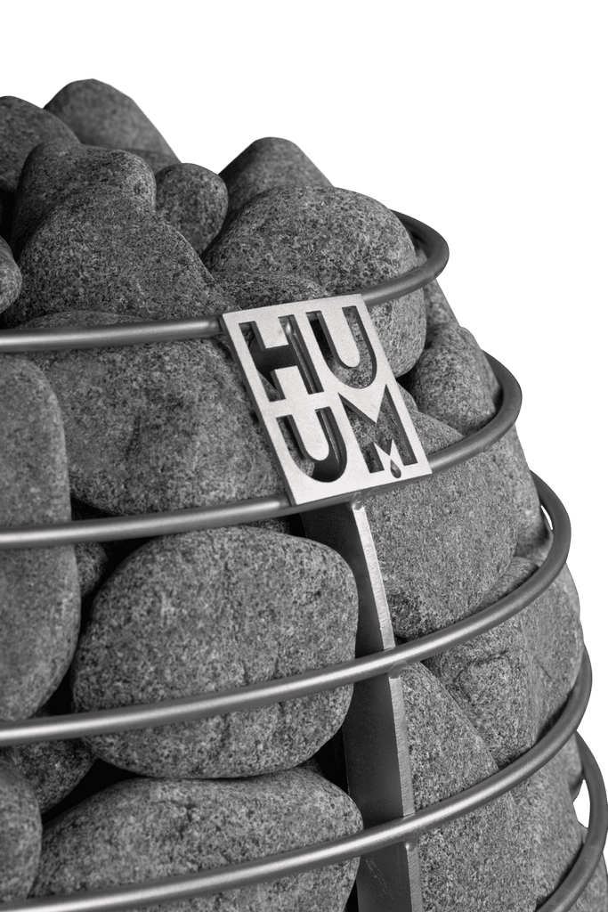 HUUM Saunasteine Rund Closeup