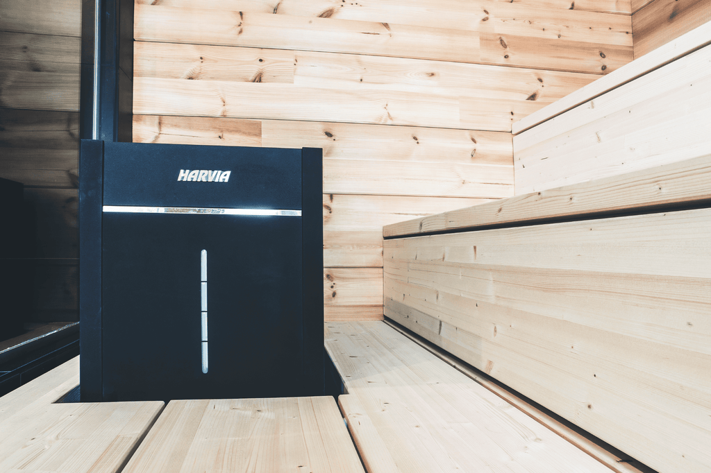 Saunaofen Harvia Virta Combi Interior Close