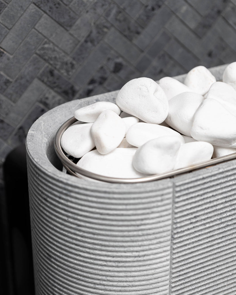 Tulikivi Speckstein Saunaofen Routa Rigata Closeup