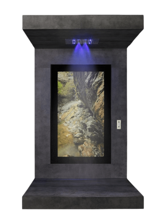 Erlebnisdusche ShowerVision WDT - inup Sauna Atelier
