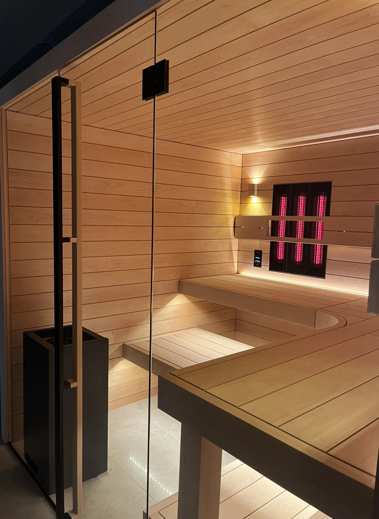 inup Signature Türgriff Sauna Erle, Espe & Thermo - Esche - inup Sauna Atelier