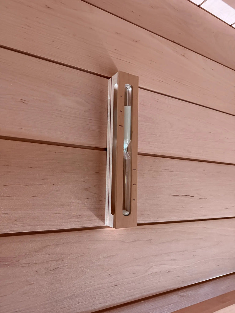 inup Timeless Sauna Sanduhr Erle, Espe, Thermo - Esche - inup Sauna Atelier