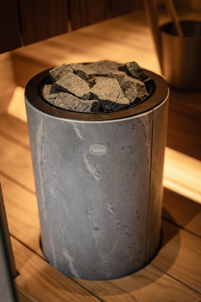 Speckstein Saunaofen Tulikivi Kaarna - inup Sauna Atelier