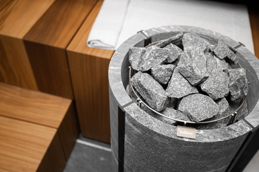 Tulikivi Saunasteine Olivin - Diabas 20 kg - inup Sauna Atelier